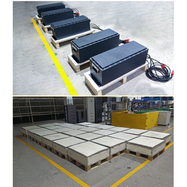 High Performance 100Ah 150Ah 200Ah Forklift Club Cart Batteries 51.2V 73.6V LiFePo4 Battery System