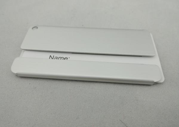 Aurora Expeditions Aluminum Metal Luggage Tag Personalized With Silk Screen Printing, Die Stamping