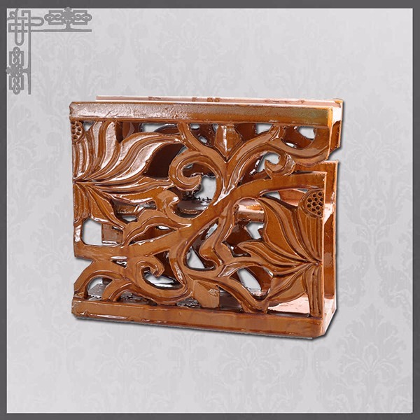 Декоративная застекленная крыша Ридж полости цветка для крыши пагоды виска