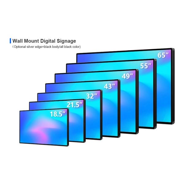 ODM LCD Touch Screen Digital Signage Monitors Led Advertising Signage 1920x1030
