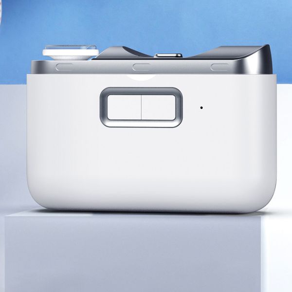 USB Chargeable Electric Baby Nail Cutter with Low Vibration Motor and 360° Rotation