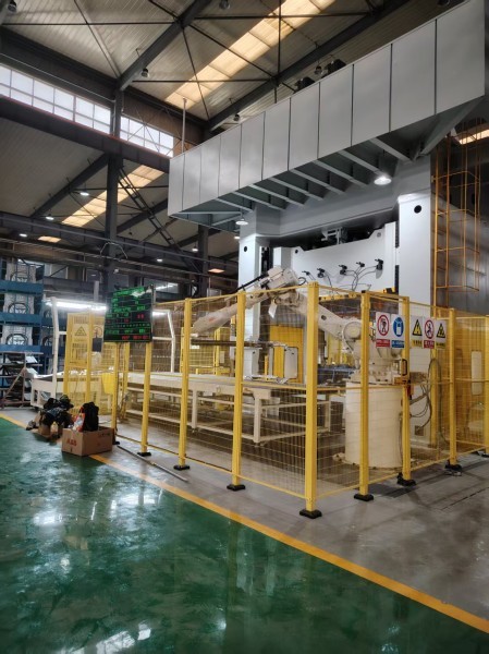 Integrated ABB High Tonnage Robotic Stamping Line Tandem Line Press High Speed