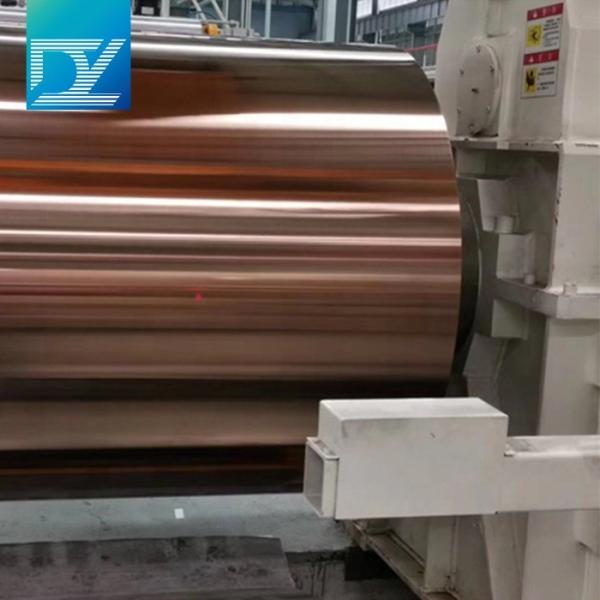Sus 201 Hairline Pvd Rose Gold 1240mm Color Coated Coil