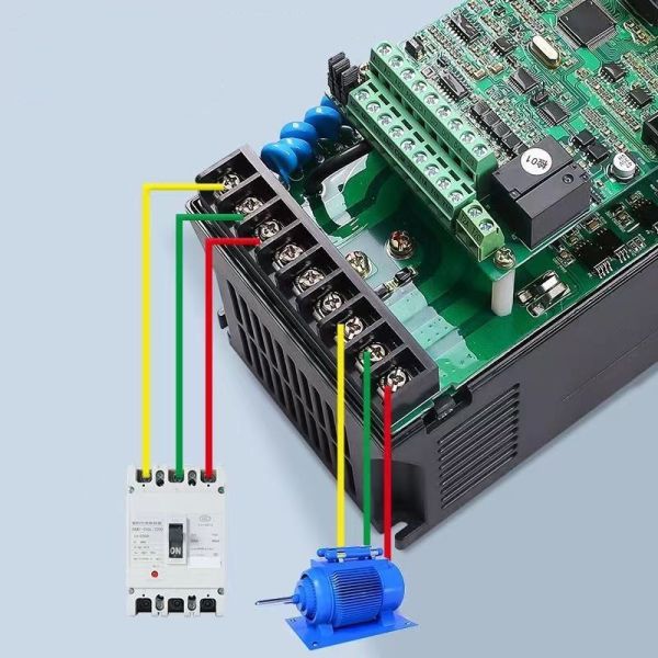 Fan And Water Pump Frequency Converter 380V Three Phase Multi Stage Protection