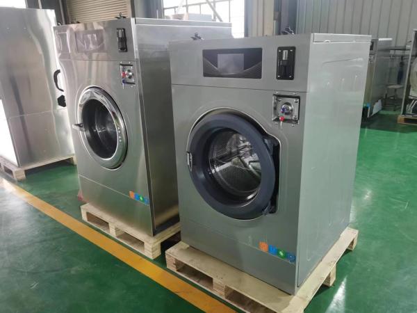 Mavis Wash 27KG Fully Automatic Washer Extractor Hard Mount with 304 Stainless Steel