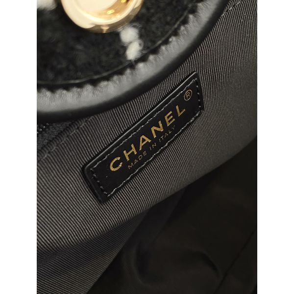 Таможня 2022 Chanel Sotheby клеймила Tote радуги FW сумки пляжа одежды из твида сумок