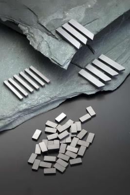 Peças do desgaste do carboneto de tungstênio do sopro abrasivo YG9D em volta das inserções do carboneto