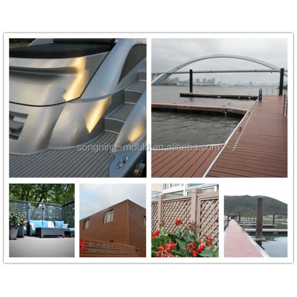 Anti UV Likewood Teak Plastic Synthetic Marine Decking for Yacht Floor Performance