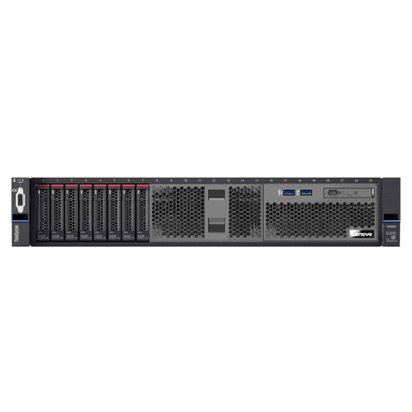 3.3GHz Processador Frequência principal Lenovo ThinkSystem SR665 Rack Server para Data Centers