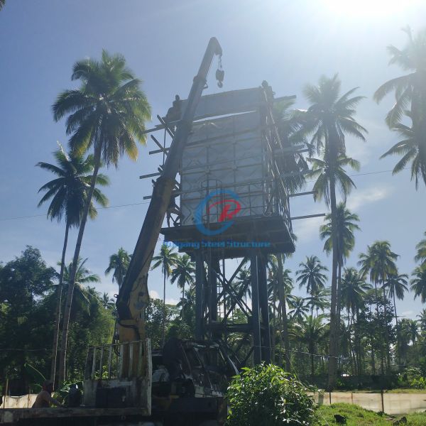 Custom Galvanized Steel Water Storage Tanks For Communities / Businesses