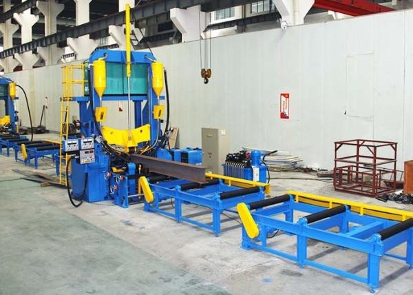Steel Section Making H Beam Assembly Machine Steel Bar Making Line 20m / min