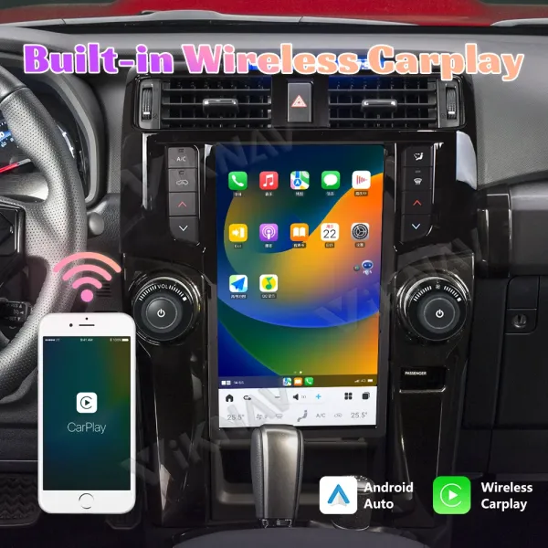 2 Din Android Мультимедиа Автомобиль GPS Toyota 4runner Радио стерео 2009-2019 Приемник Carplay