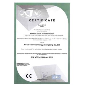 GUANGDONG HUAAO CLEAN TECHNOLOGY GROUP CO.,LTD Сертификации