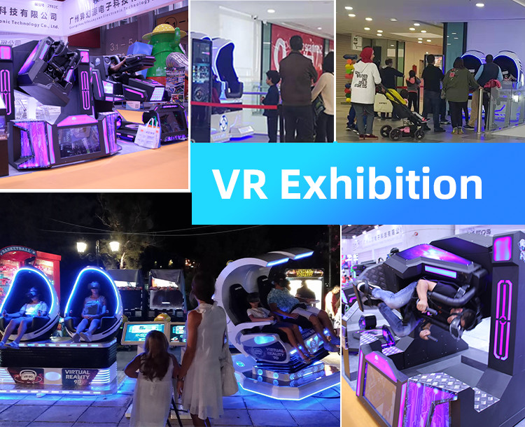 Одиночный имитатор игры VR стиля Ракеты стоя вращать прибора VR 360