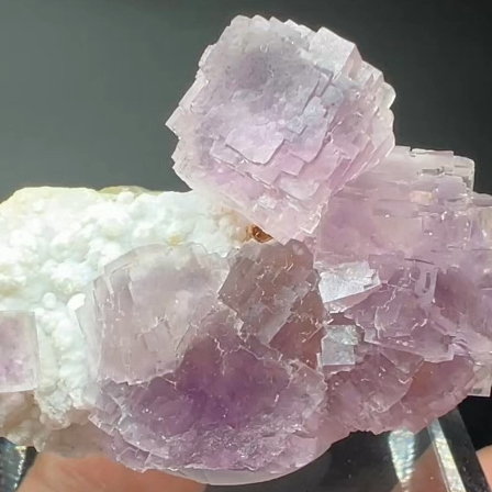 97% 97.5% CaF₂ Acid Pink Fluorite Lump Fine & Uniform Particle