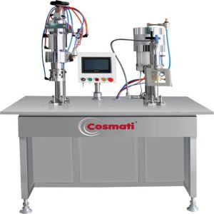 Semi automatic aerosol gas Air freshener filling body spray cans filling machines