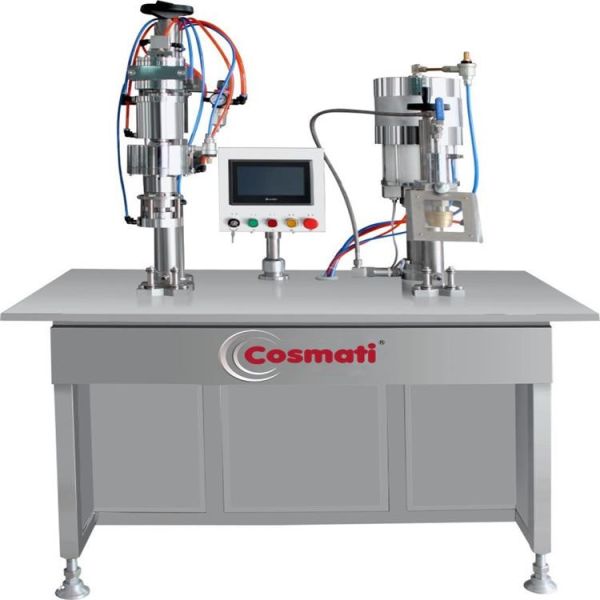 3 In 1 Bag On Valve Aerosol Filling Machine Single Man Operate