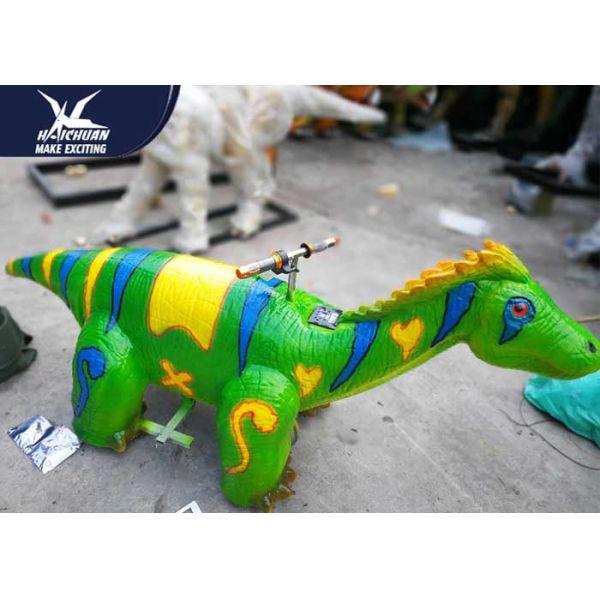 Coin Operated Motorized Animal Scooters Shopping Mall Decoration Dinosaur Bones