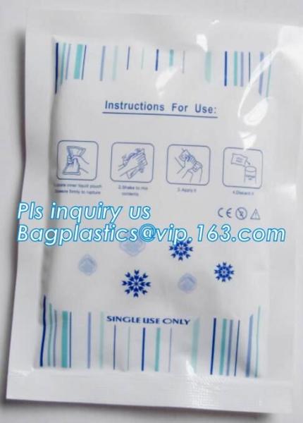 Sports Medicine Ice Bags, Flexible Ice Pack, Easy Seal Ice Cube Bags, Cool Bags & Ice Packs, First Aid Ice Pack, bagease