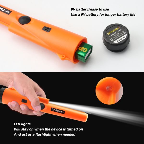 Waterproof Gold Detector 360° Scanning IP66 Rating For Professional Metal Detection