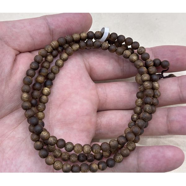 Handcrafted Agarwood Bracelet with Natural Fragrance and Adjustable Size for Spiritual and Everyday Wear