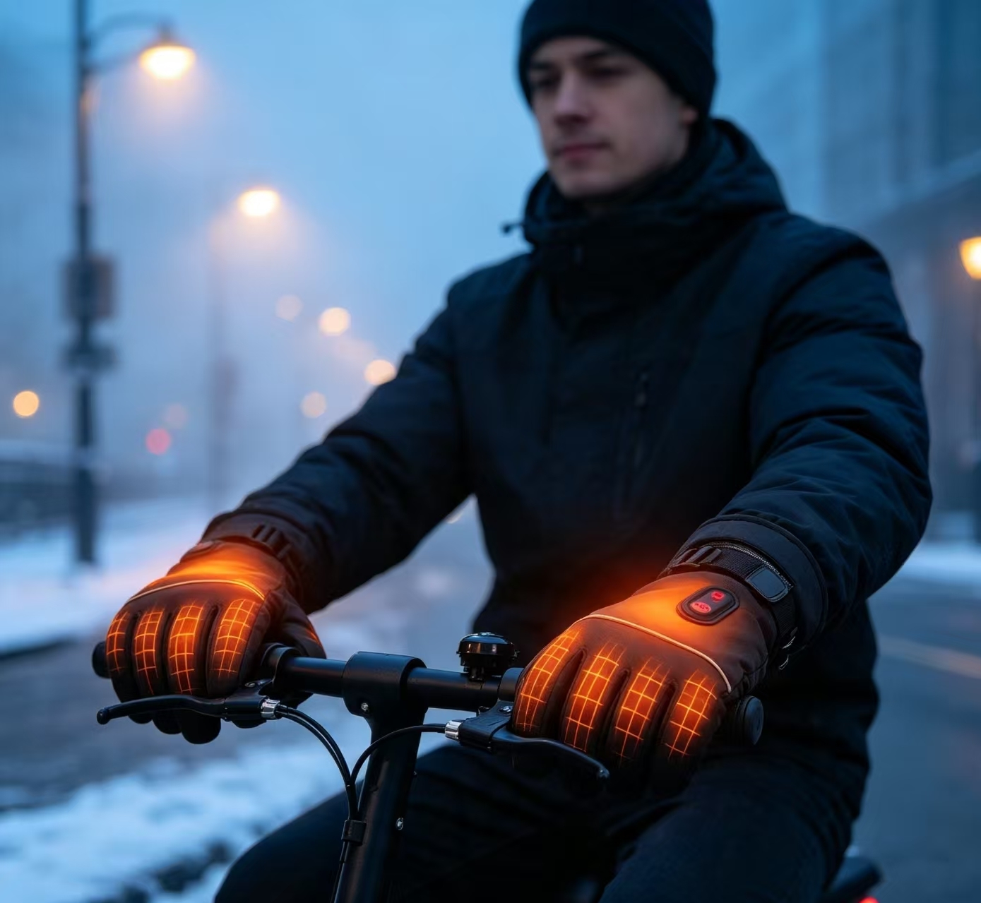 Electric Heated Gloves Graphene Fast Heating, Adjustable Temp Waterproof Thermal Hand Warmers, Custom Logo & Packaging Available
