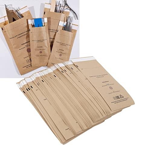 Nail Salon Tool Dry Heat Sterilizer Pouches 75*150mm Disposable Sterilization Bags Autoclave Sterilizer Paper Bags