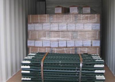 Cargo enchido de aço pintado verde da altura 2.4m Q235 T