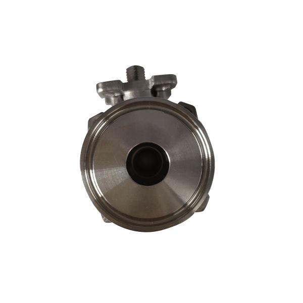 Válvula de esfera revestida com pinça PTFE com atuador pneumático de dupla ação