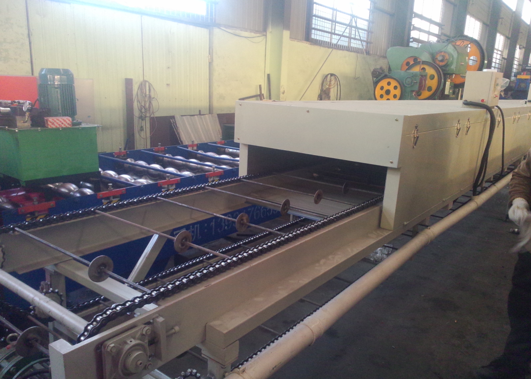 Stone Coated Metal Roof Tile Making PPGI Rollformer Machine