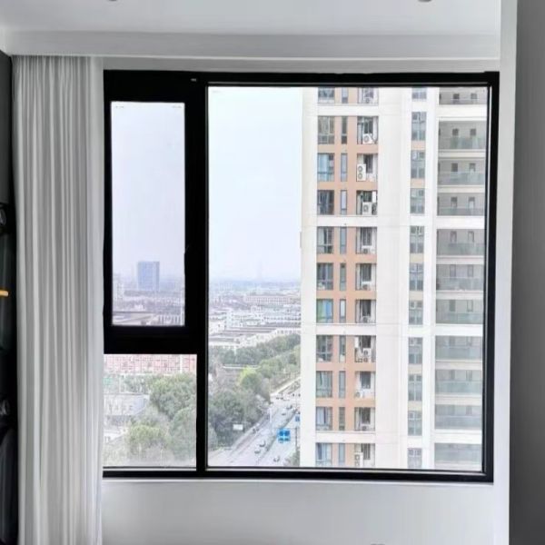 California Title 24 Certified Aluminum Casement Window with 1.8mm Wall Thickness and SHRC 0.22 for Modern Homes