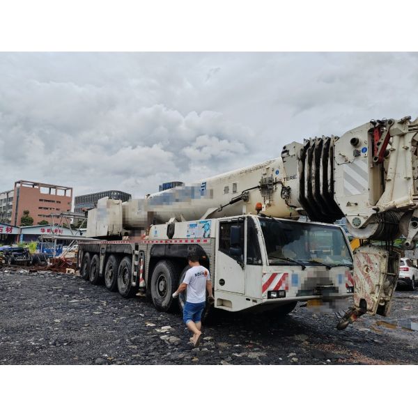 2012 Продажа Terex 350-тонный грузовик крана с пятью руками крана Jib и Benz двойной двигатель системы