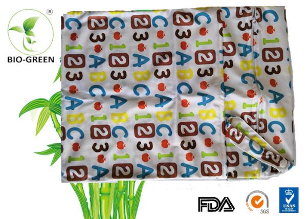 Anti Resistant Waterproof Wet Bag , 28*34cm Machine Washable Small Diaper Bag