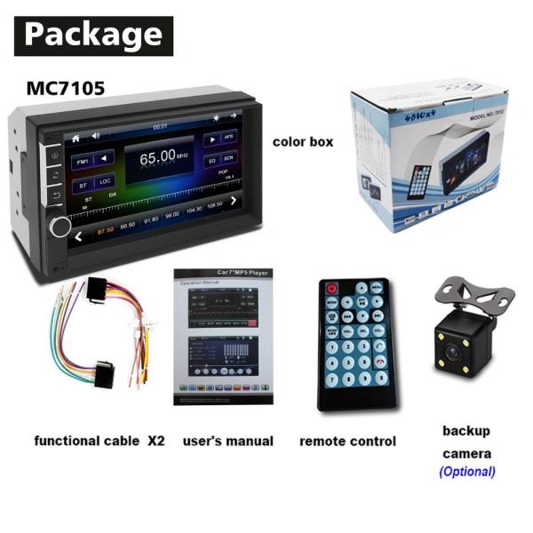Universal Vehicle Double Din Radio Navigation Bluetooth OEM And OEM Service