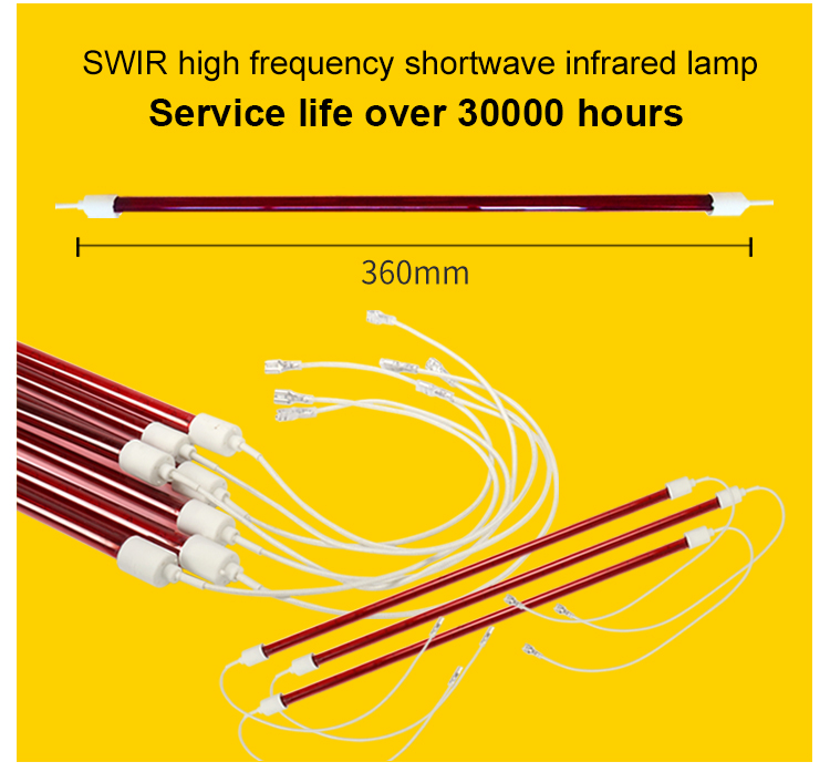 3 нагревательные трубы и сушилка краски 3000 Вт инфракрасный сушилка для краски