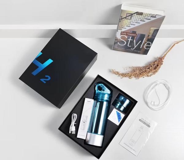 Portable Rechargeable Rich Hydrogen Water Generator Bottle Water Electrolysis Ionizer Alkaline Water Bottle