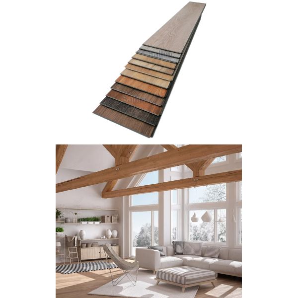 Planche de vinyle en SPC avec sous-couche IXPE