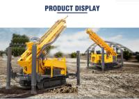 Crawler Pneumatic Borewell Drilling Dth Machine 50 Meters Depth