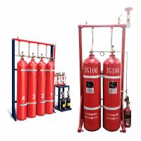 IG100 Sistema automático de supressão de incêndio a gás inerte Vermelho Fácil de instalar