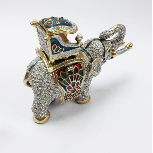 Elephant jewelry boxes rhinestone animal gift box for jewelry wedding gift