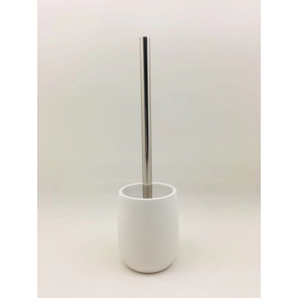 Eco Friendly Cement Bathroom Accessories Pure White Complete Bathroom Sets 6pcs For Home Decor