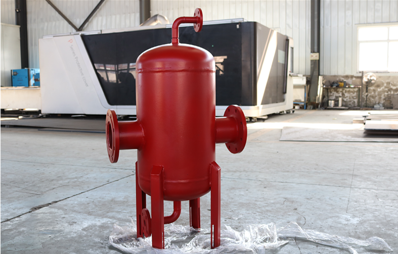 Separador de acero al carbono personalizado de 1kw-9kw de capacidad para la separación de agua, gas y líquido