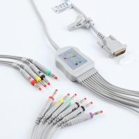 Cable portátil de ECG y ECG duradero, Cable de monitor de pacientes multiuso