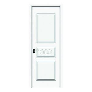 Painting WPC Door soundproof and heat insulated composite door ideal for residential and commercial interior applications