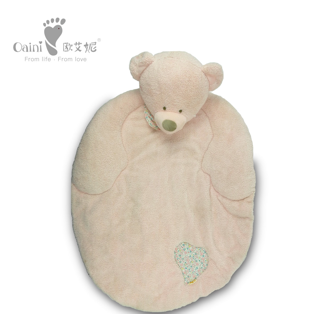 Huggable Cuddle Teddy Cushion Game Blanket Teddy Bear Back Support Cushion 74X60cm