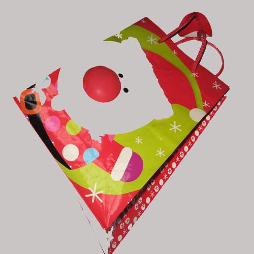 350gsm Debossing Branded Paper Bags Custom Made Element Gift With Handle
