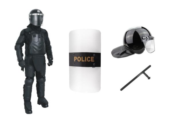 Durable Riot Protective Gear Police Riot Control Equipment With Elbow Protection