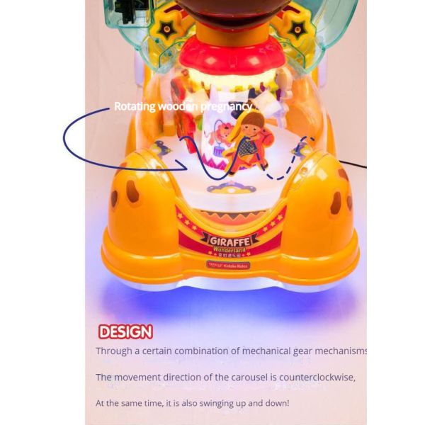 Plastic Coin Operated Ride On Car Kiddie Ride 110V/220V OEM Welcomed