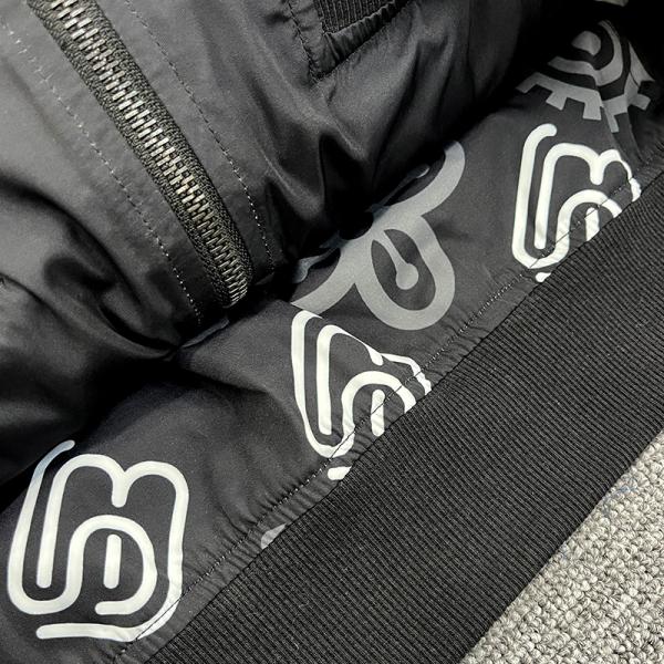 Custom Heat Transfer Print Windbreaker Jacket For Men Reflective Shiny Finish And Zipper Closure