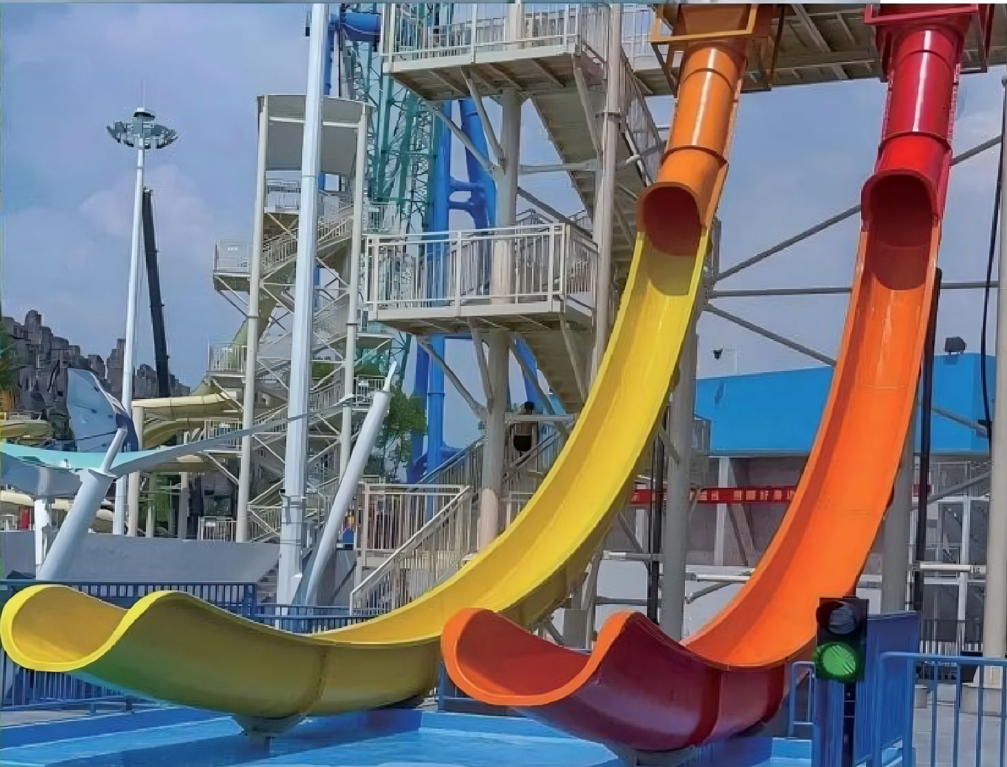 Flying Fish Speed Water Slide 50km/h Sliding Speed Impact Resistant